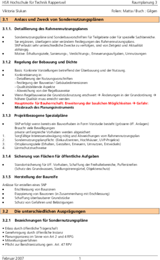 Zusammenfassung Gilgen Buch Sondernutzungsplanung.pdf