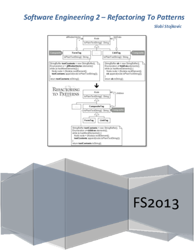 SE2_SlobiStojkovic_FS2013_RefactoringToPattern.pdf
