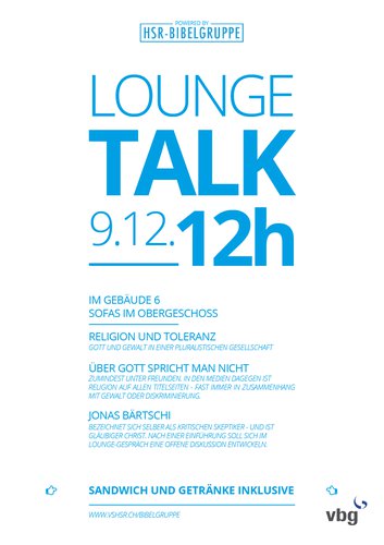 Bild/Flyer zu Lounge Talk 